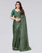 Green Printed Lycra Saree