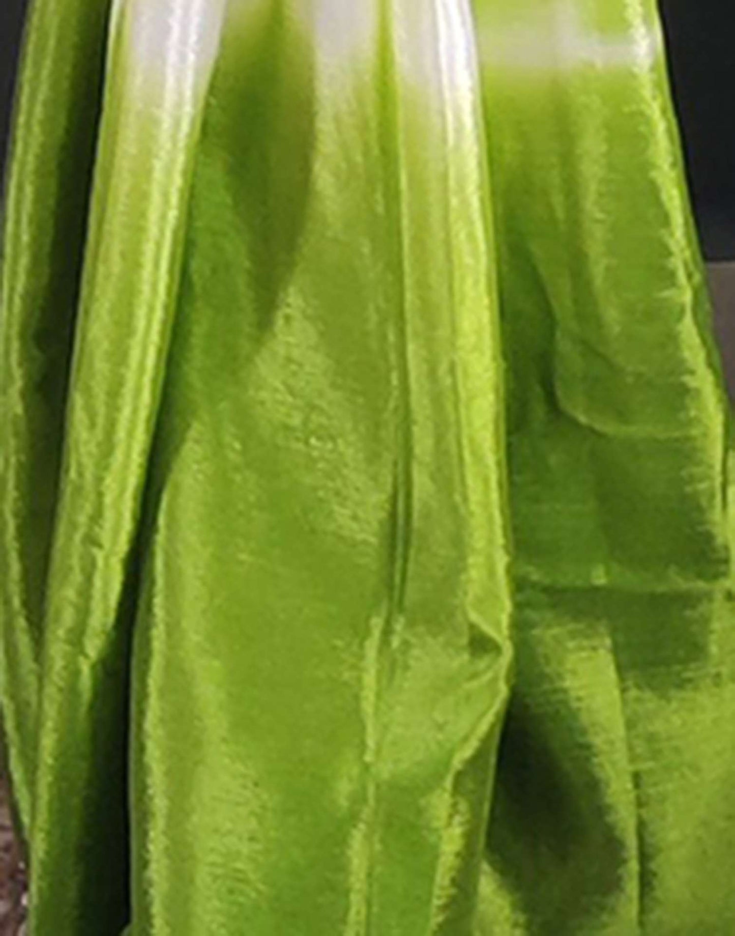 Ready to Wear Light Green Printed Silk Saree