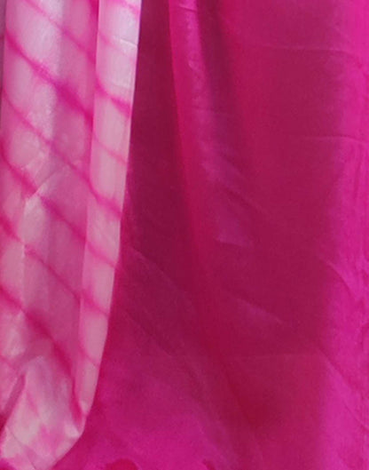 Ready to Wear Light Pink Printed Silk Saree