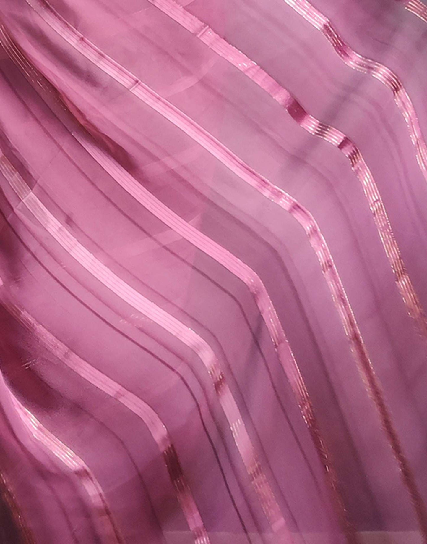 Ready to Wear Purple Weaving Georgette Saree