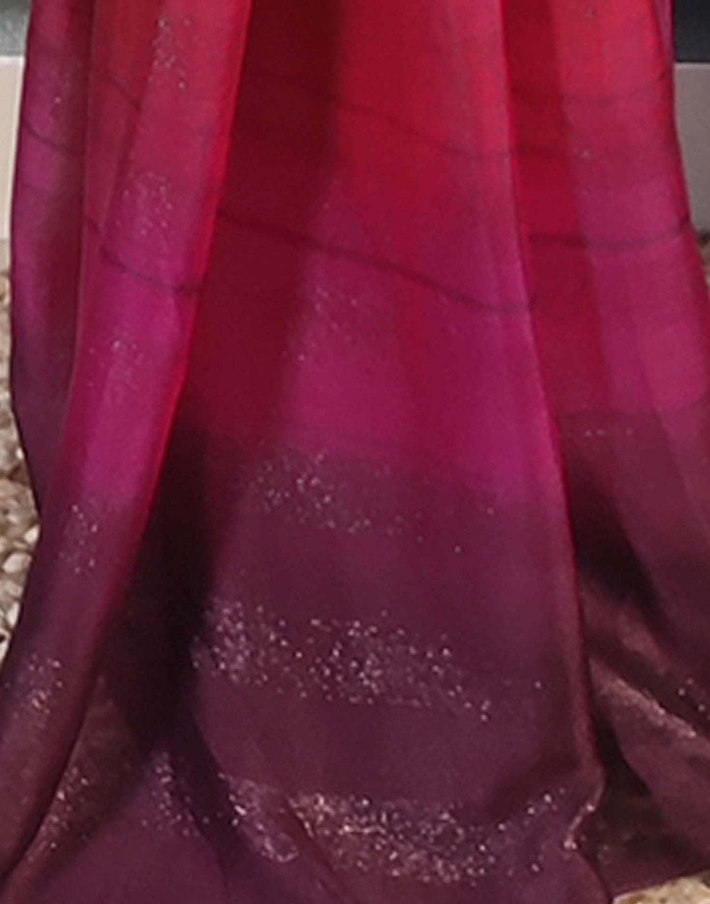Ready to Wear Pink Printed Georgette Saree