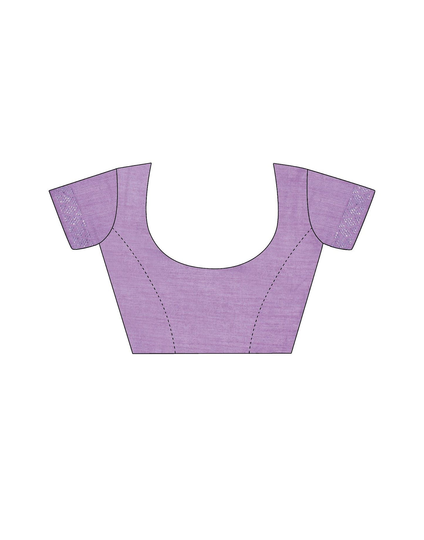 Light Pink Plain Chiffon Saree