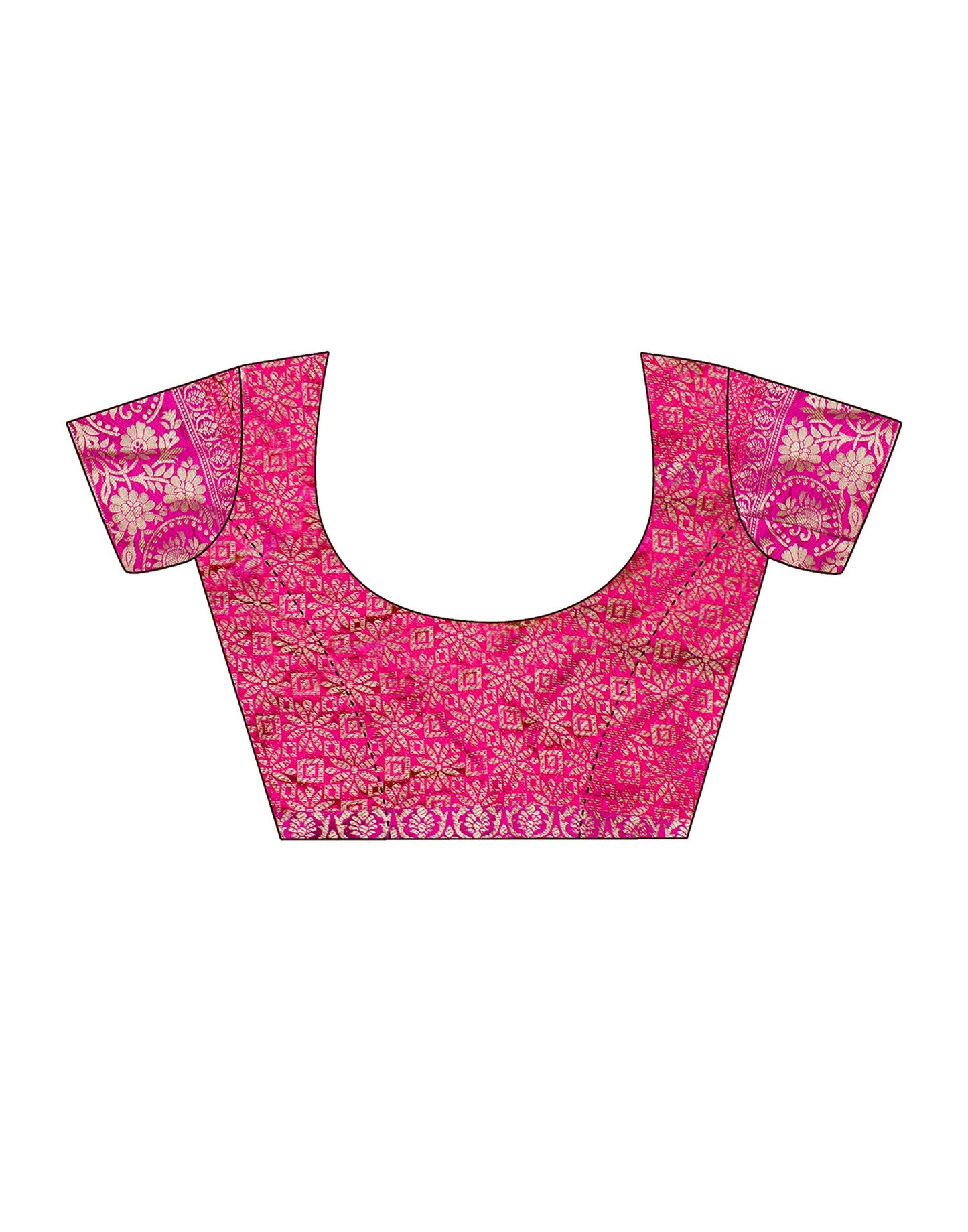 Rama Green Jacquard Silk Saree