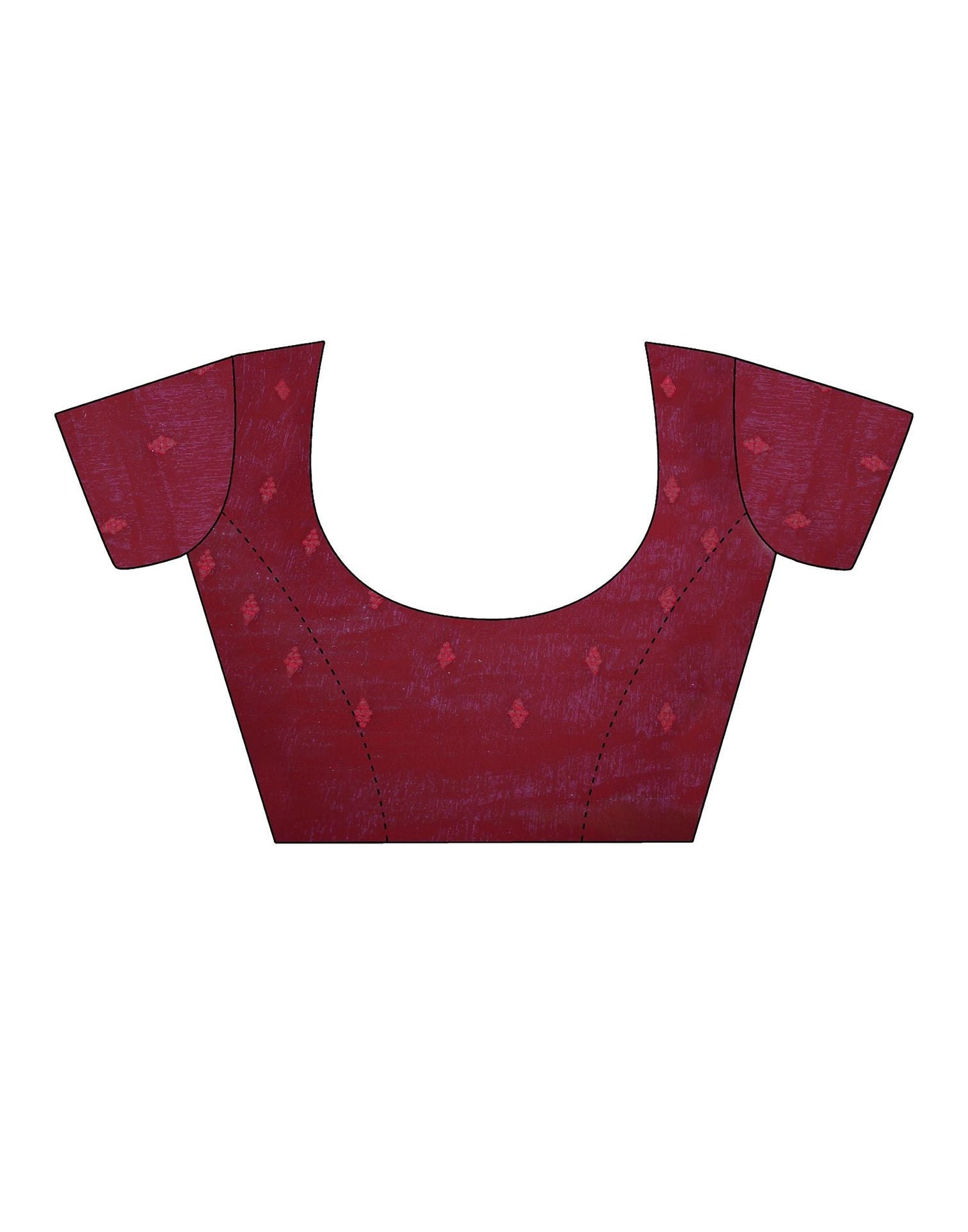 Hot Pink Plain Chiffon Saree