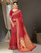 Red Banarasi Silk Saree