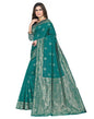 Rama Green Jacquard Silk Saree