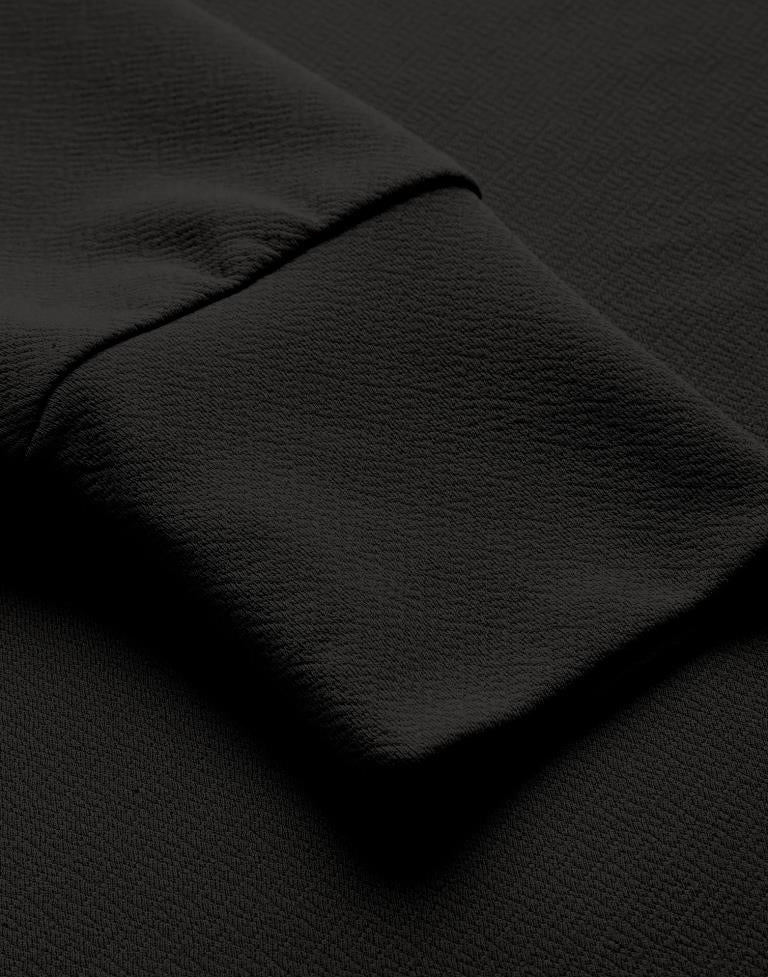 Black Puff Sleeve Top | Sudathi