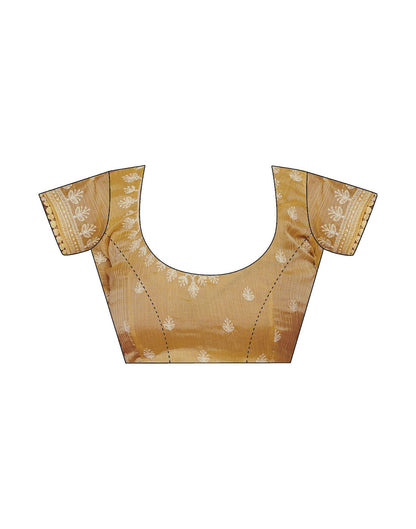 Light Pink Plain Chiffon Saree