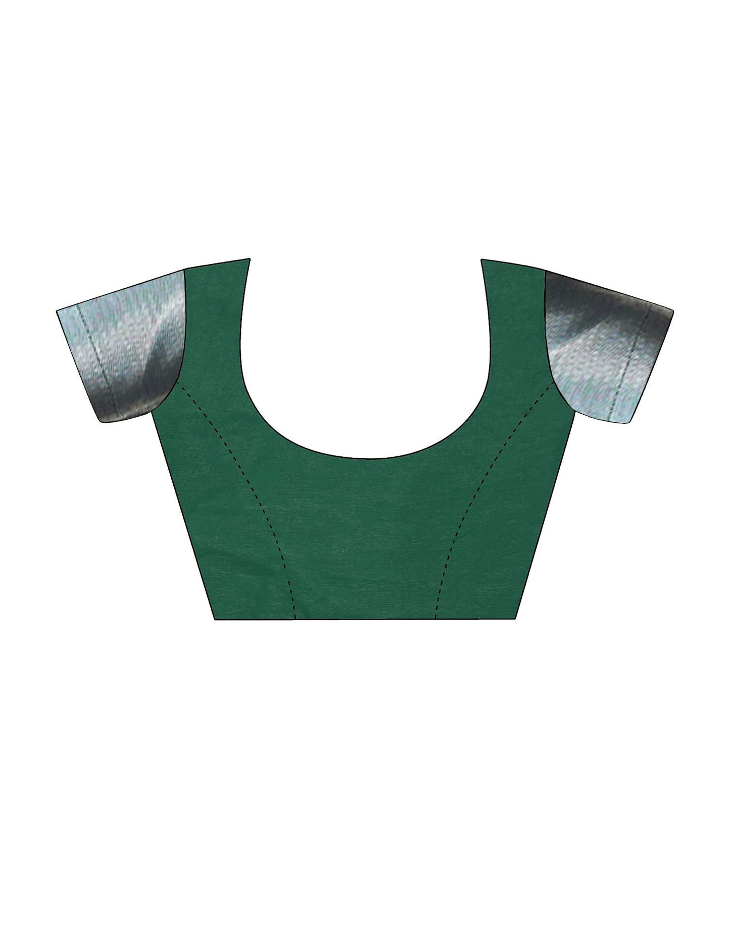 Silver Jacquard Silk Saree