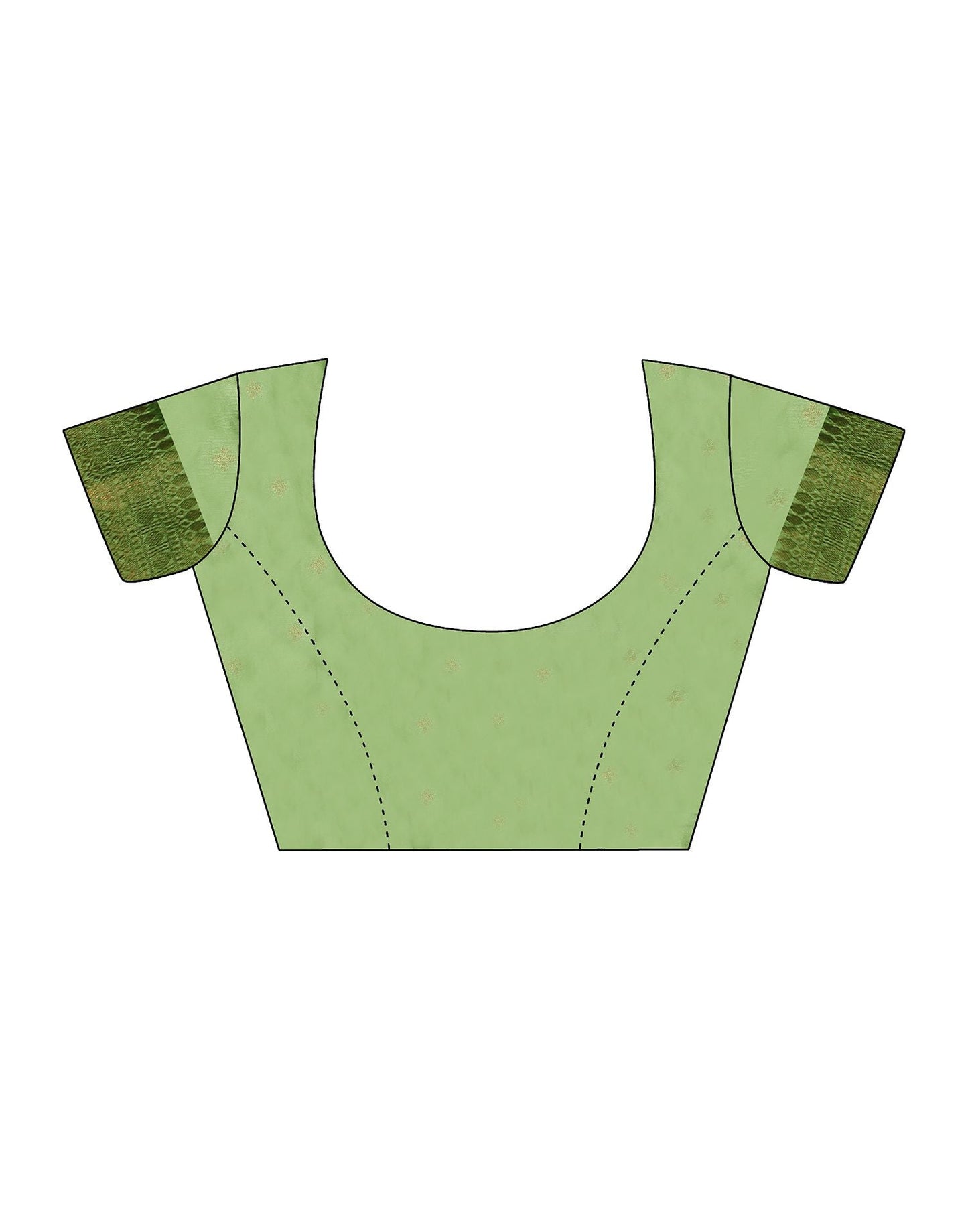 Pista Green Jacquard Silk Saree