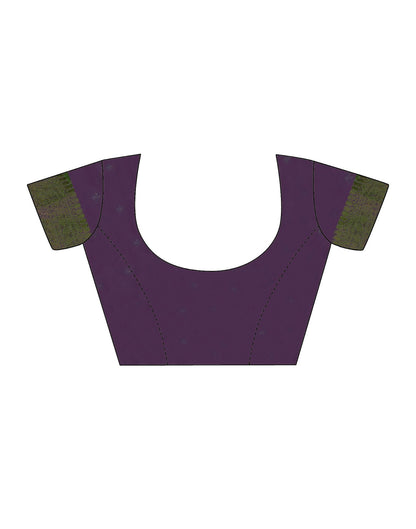 Rama Green Jacquard Silk Saree