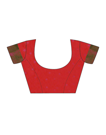 Royal Blue Jacquard Silk Saree