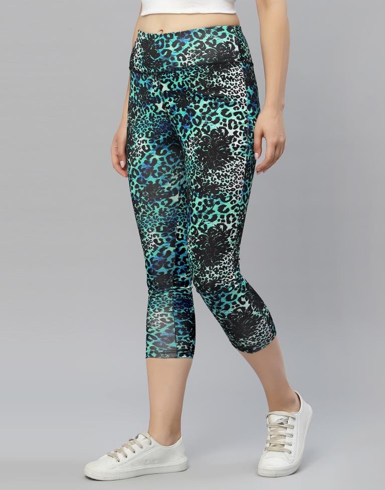 Black Printed Track Pant | Leemboodi