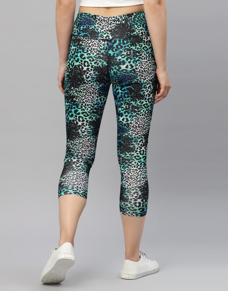 Black Printed Track Pant | Leemboodi