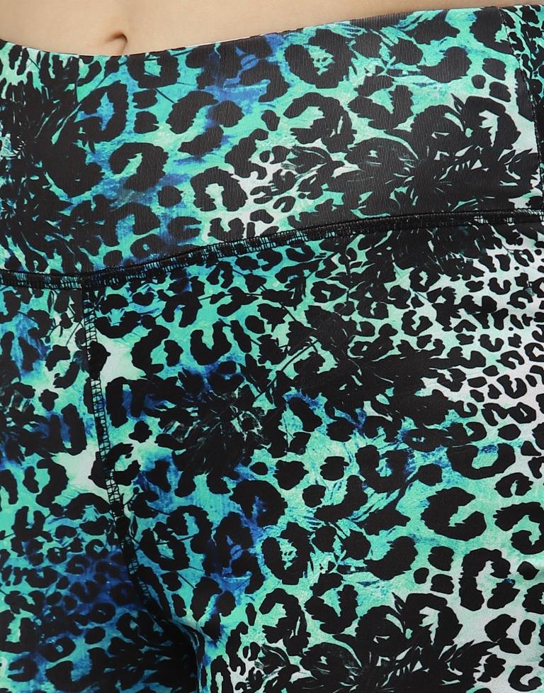 Black Printed Track Pant | Leemboodi