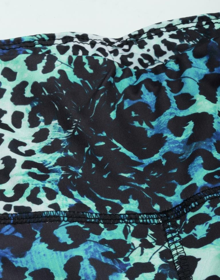 Black Printed Track Pant | Leemboodi