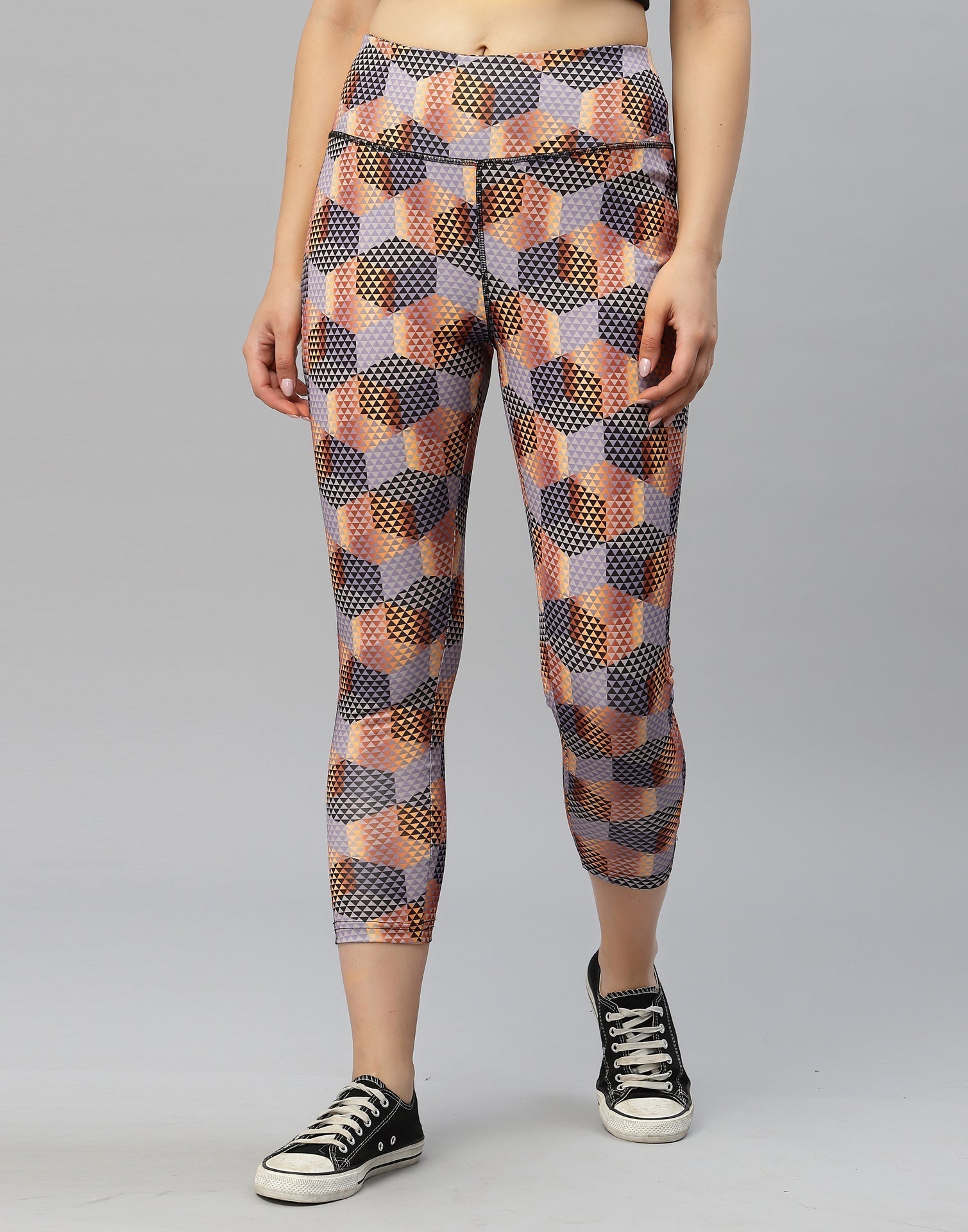 Lavender Printed Track Pant | Leemboodi