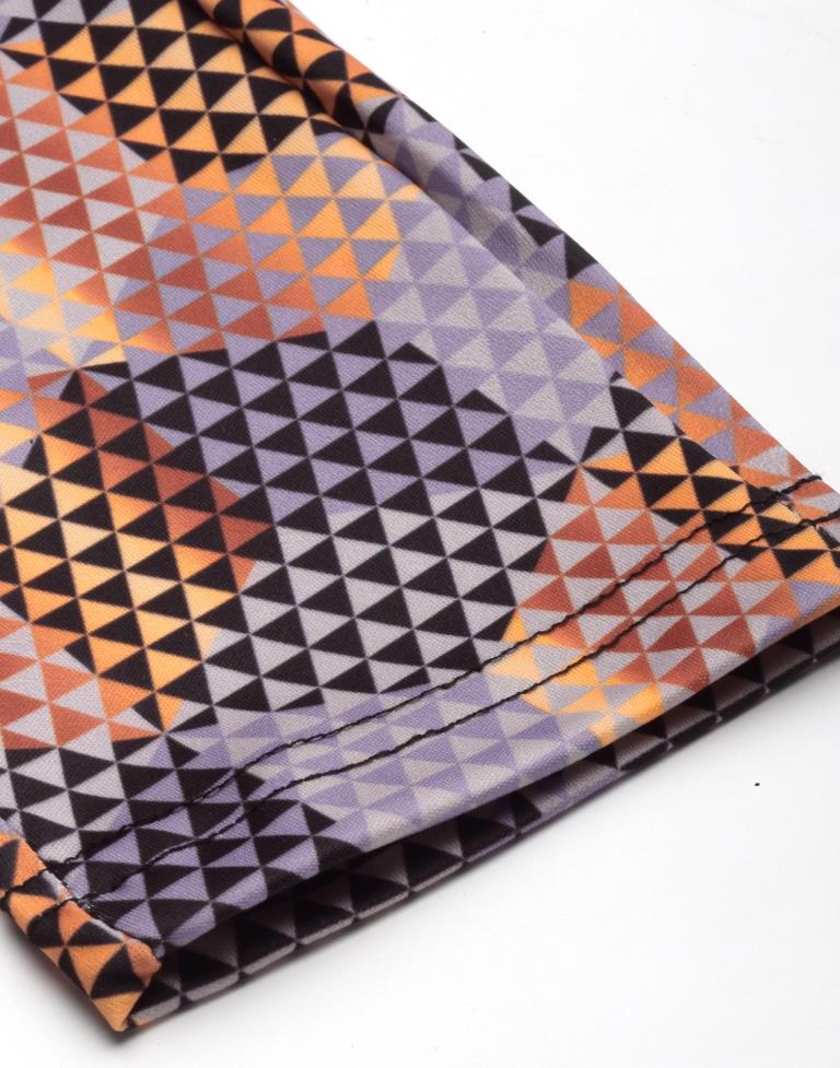 Lavender Printed Track Pant | Leemboodi