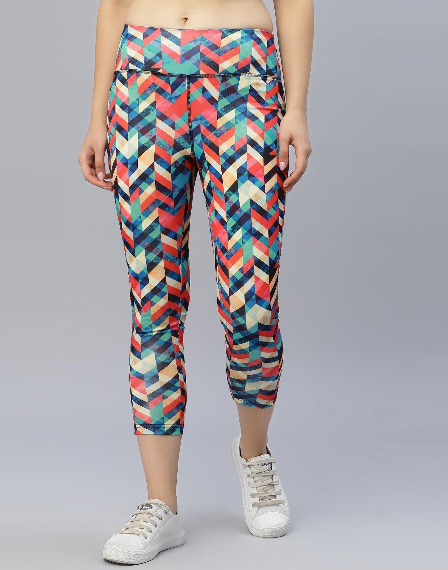 Multicolour Printed Track Pant | Leemboodi