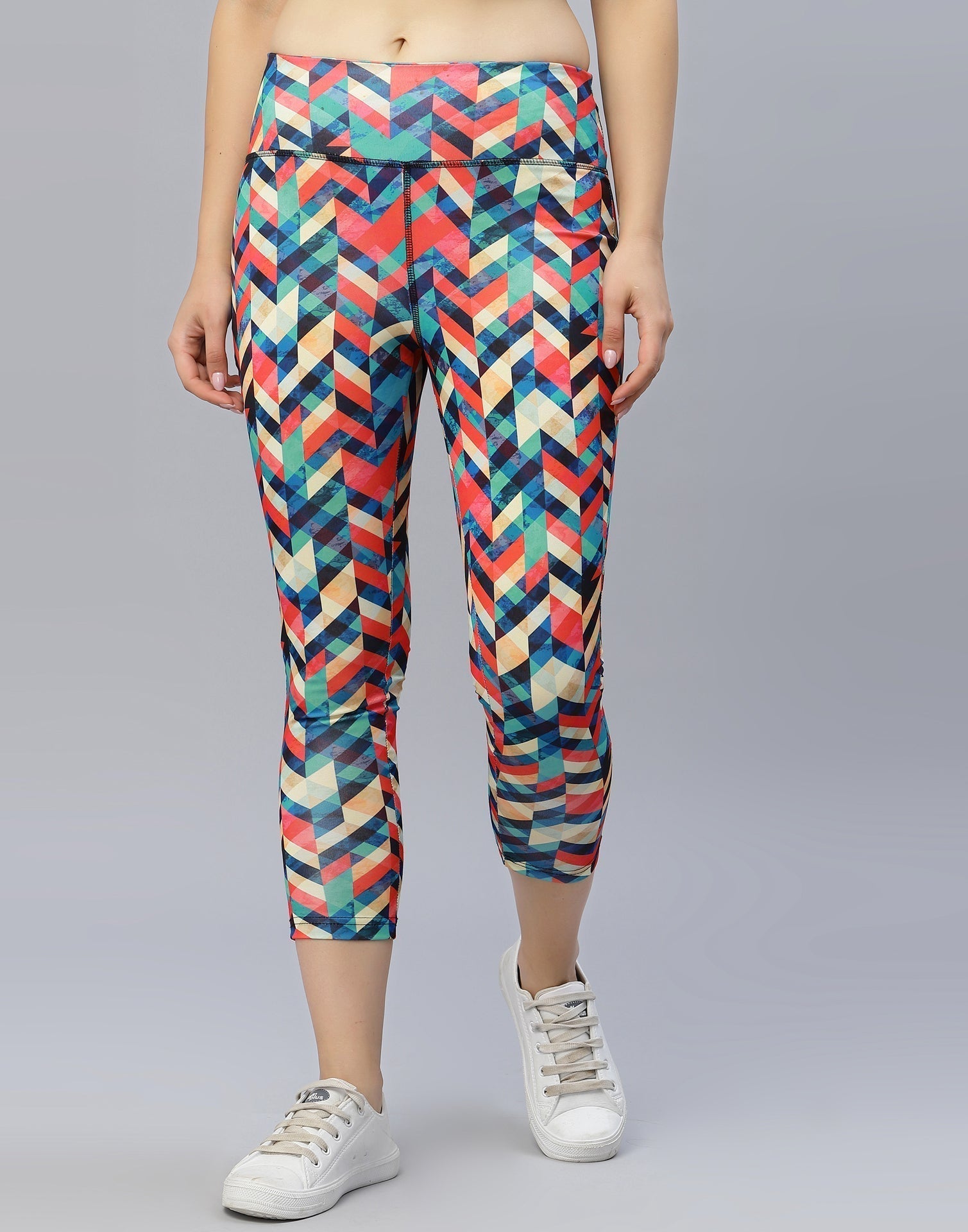 Multicolour Printed Track Pant | Leemboodi
