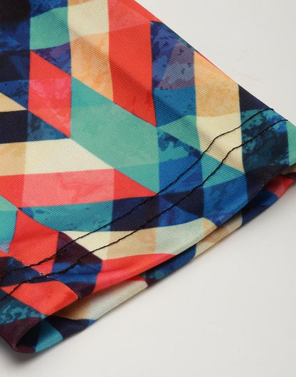 Multicolour Printed Track Pant | Leemboodi