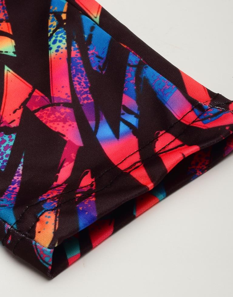 Multicolour Printed Track Pant | Leemboodi