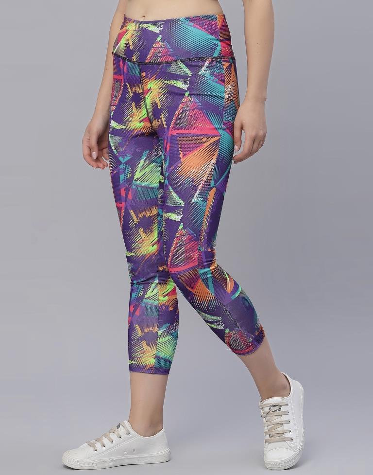 Multicolour Printed Track Pant | Leemboodi