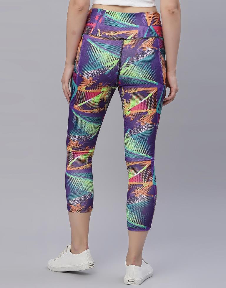 Multicolour Printed Track Pant | Leemboodi
