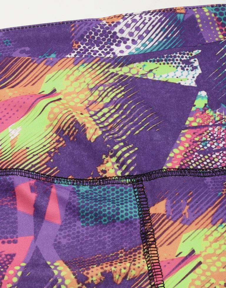 Multicolour Printed Track Pant | Leemboodi