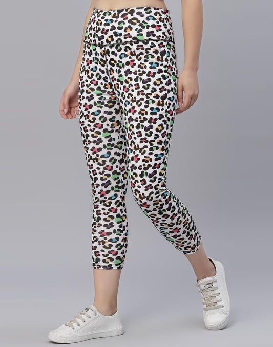 White Printed Track Pant | Leemboodi