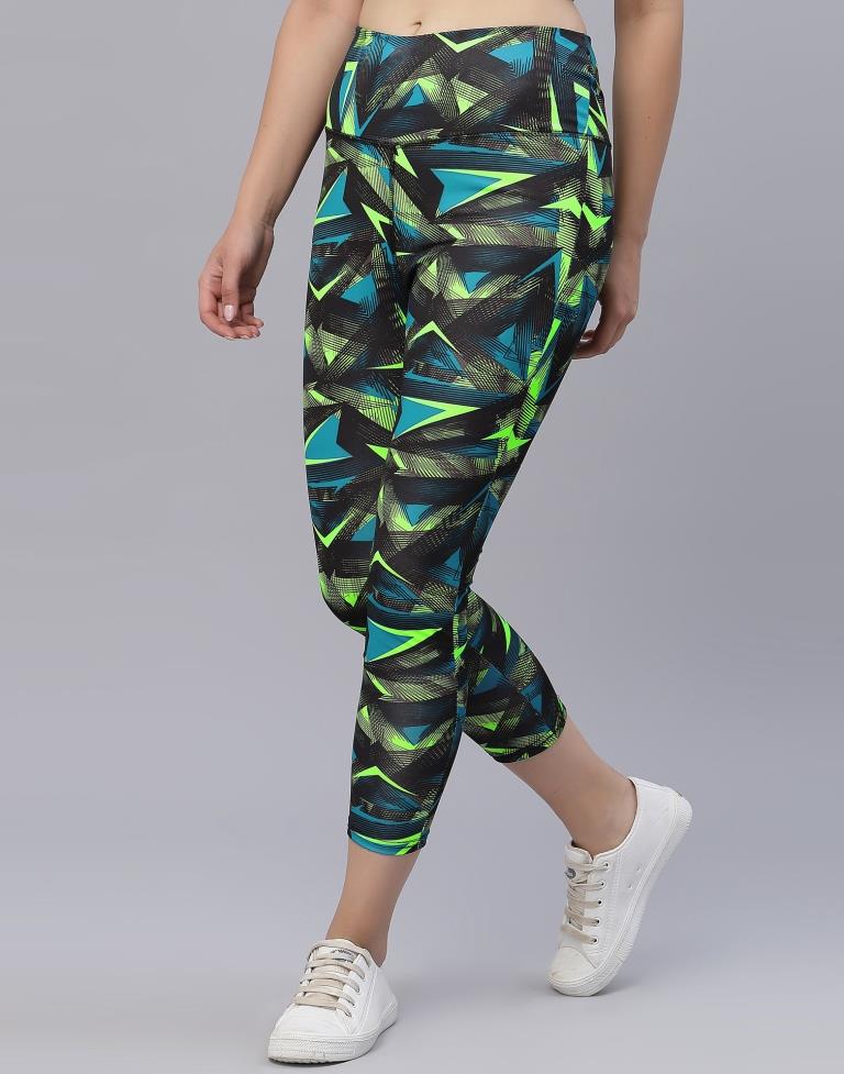 Black Printed Track Pant | Leemboodi