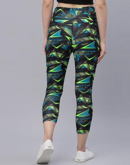 Black Printed Track Pant | Leemboodi