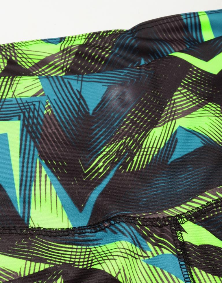 Black Printed Track Pant | Leemboodi