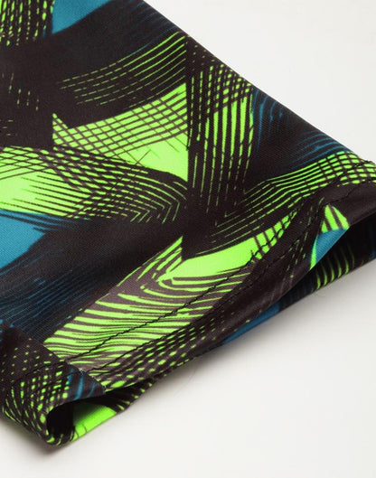 Black Printed Track Pant | Leemboodi