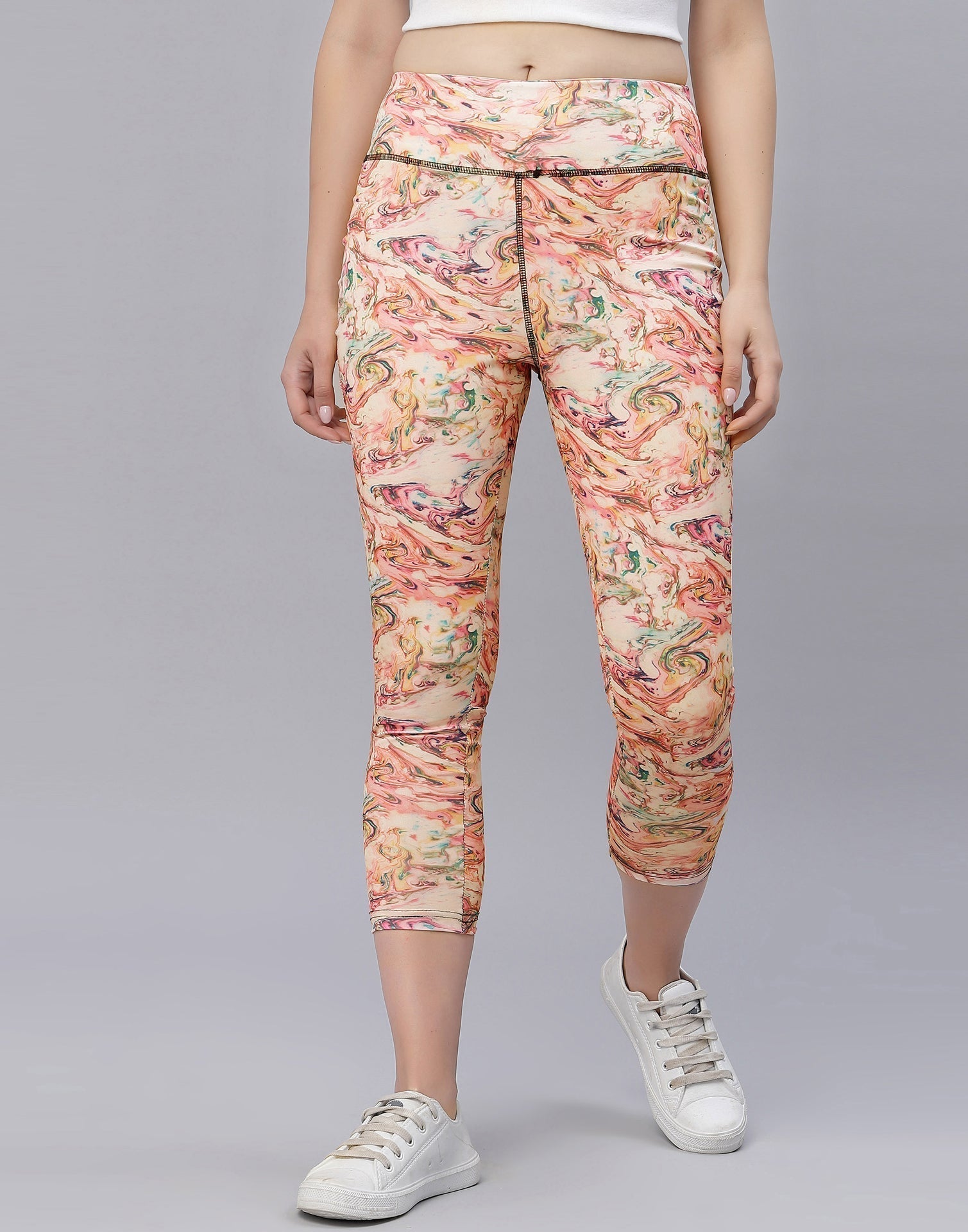Multicolour Printed Track Pant | Leemboodi