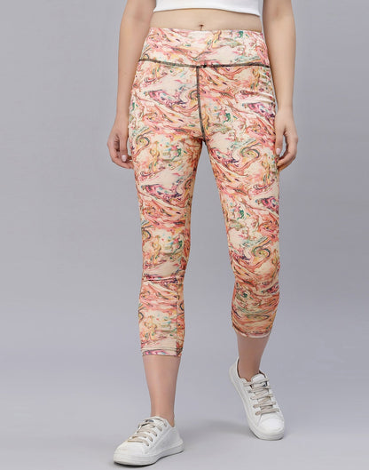 Multicolour Printed Track Pant | Leemboodi