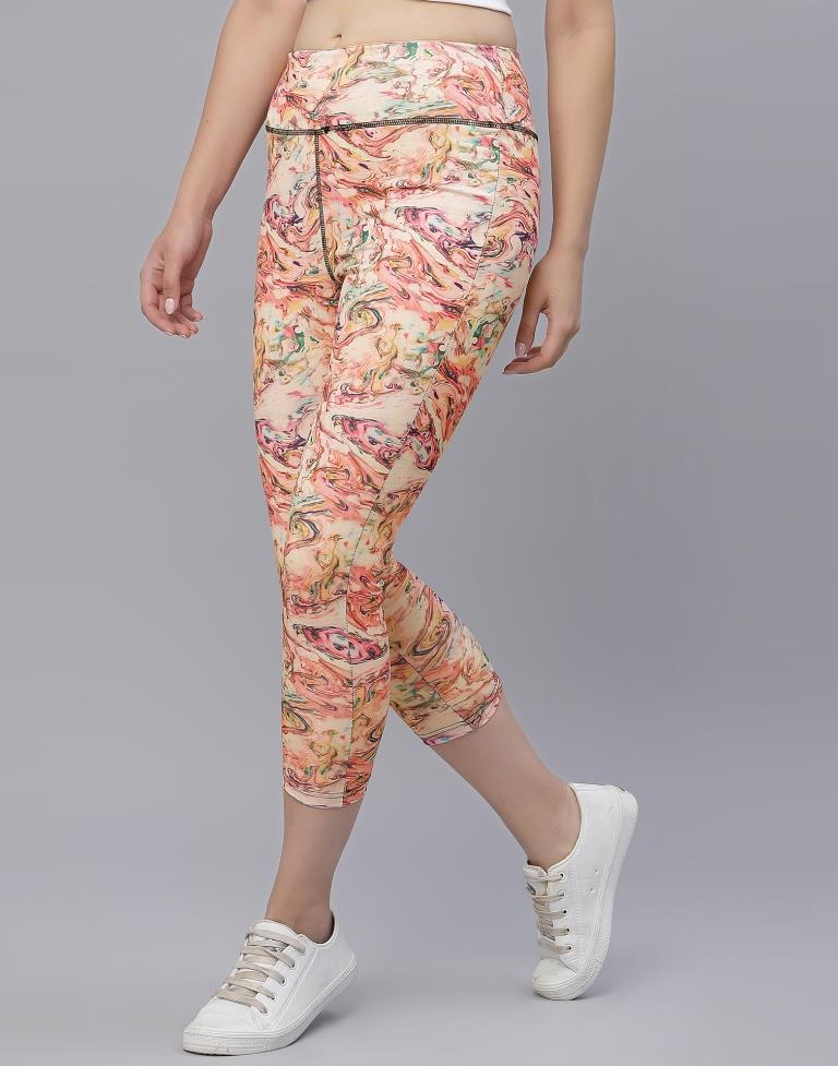 Multicolour Printed Track Pant | Leemboodi