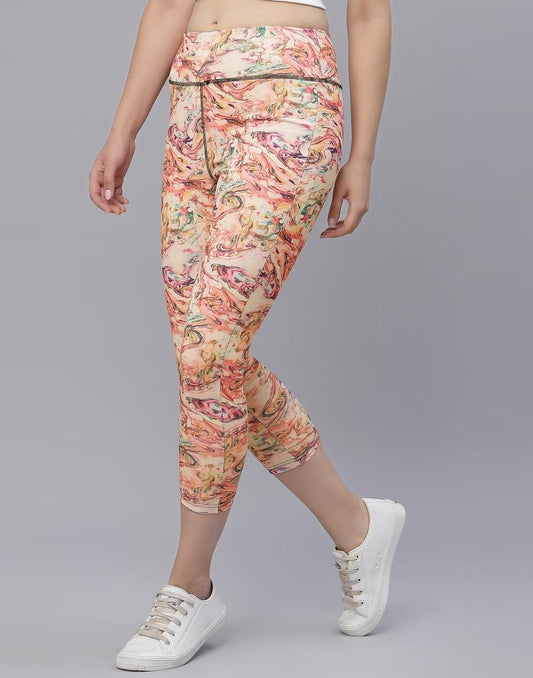 Multicolour Printed Track Pant | Leemboodi