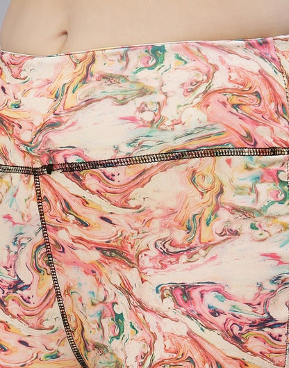 Multicolour Printed Track Pant | Leemboodi