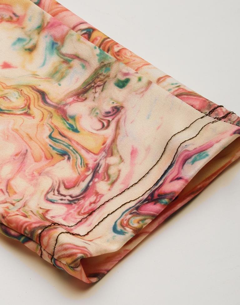 Multicolour Printed Track Pant | Leemboodi