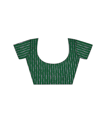 Magenta Plain Silk Saree