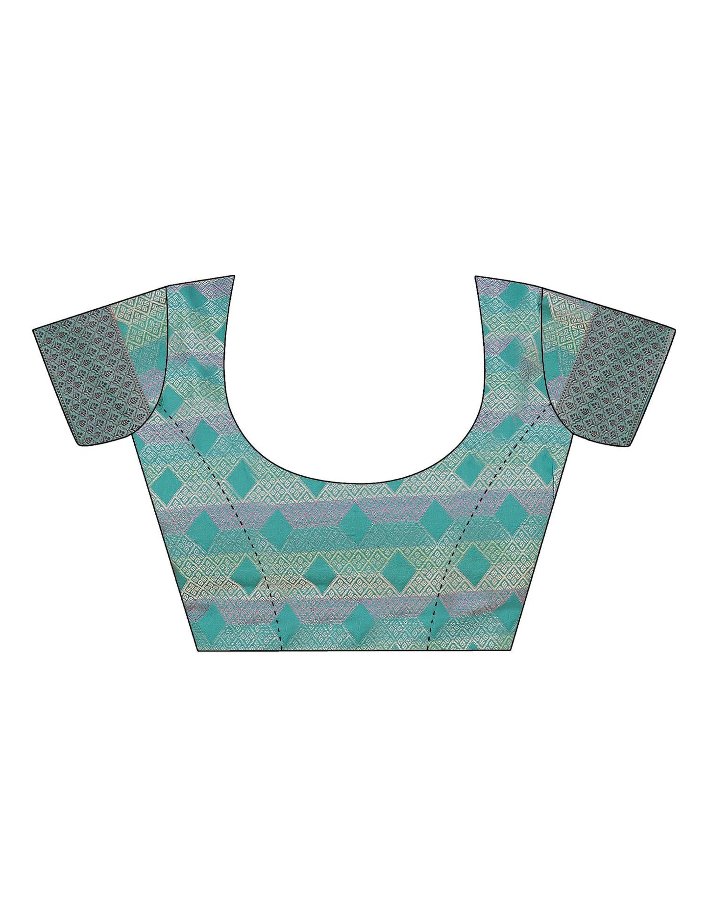 Pink Jacquard Organza Saree