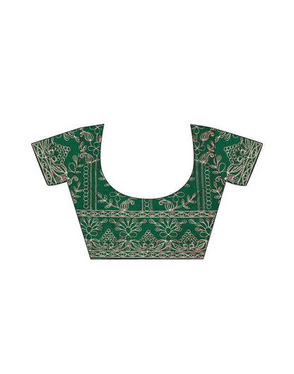 Pink Printed Georgette Saree