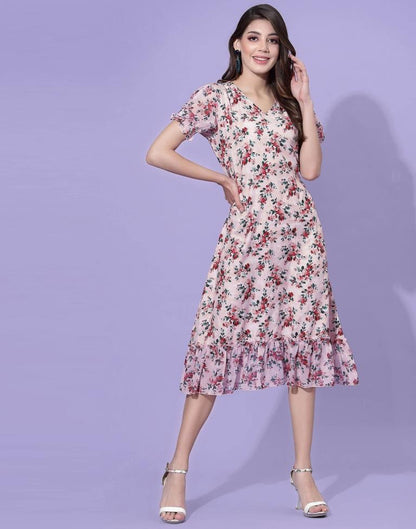 Pink Floral Dress | Sudathi