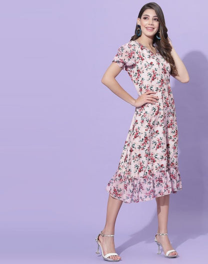 Pink Floral Dress | Sudathi