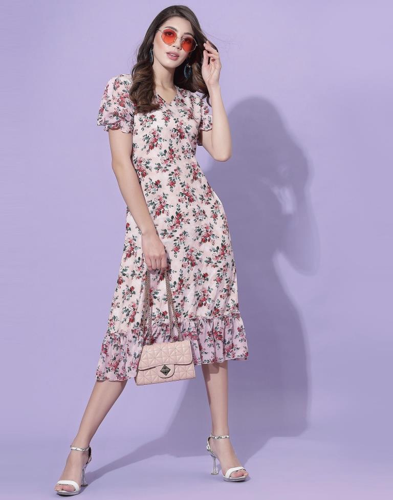 Pink Floral Dress | Sudathi