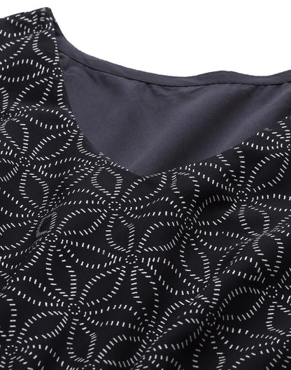 Black Ruffled Dress | Leemboodi