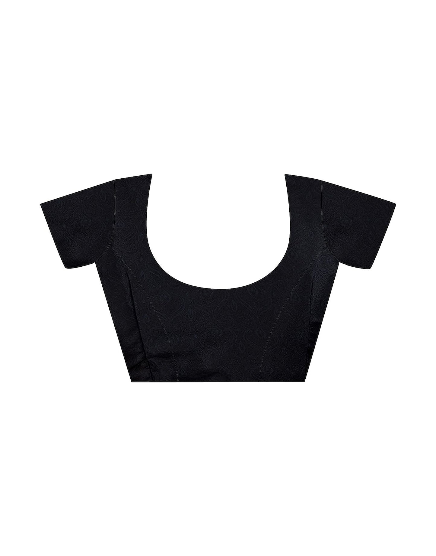 Teal  Printed Silk Saree