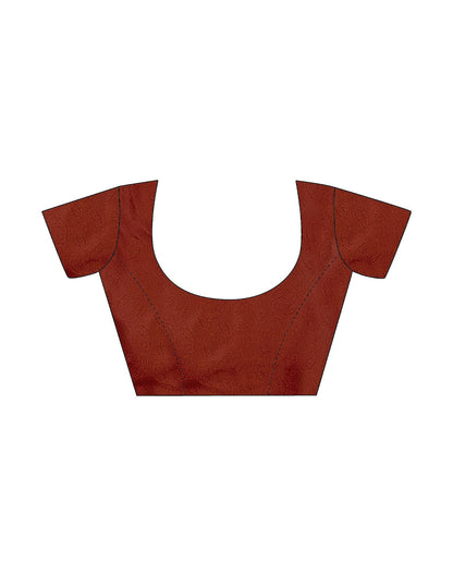 Black Printed Silk Saree