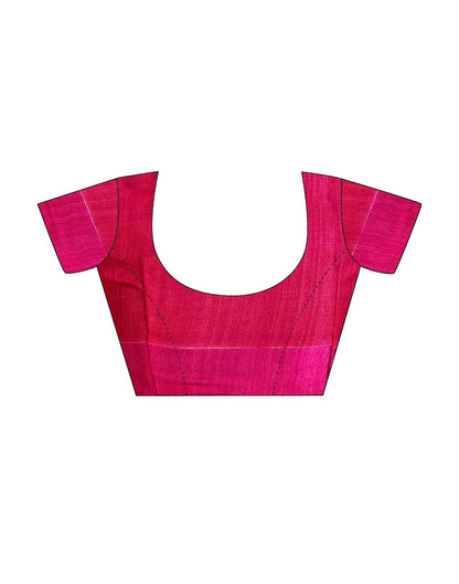 Pink Printed Chiffon Saree